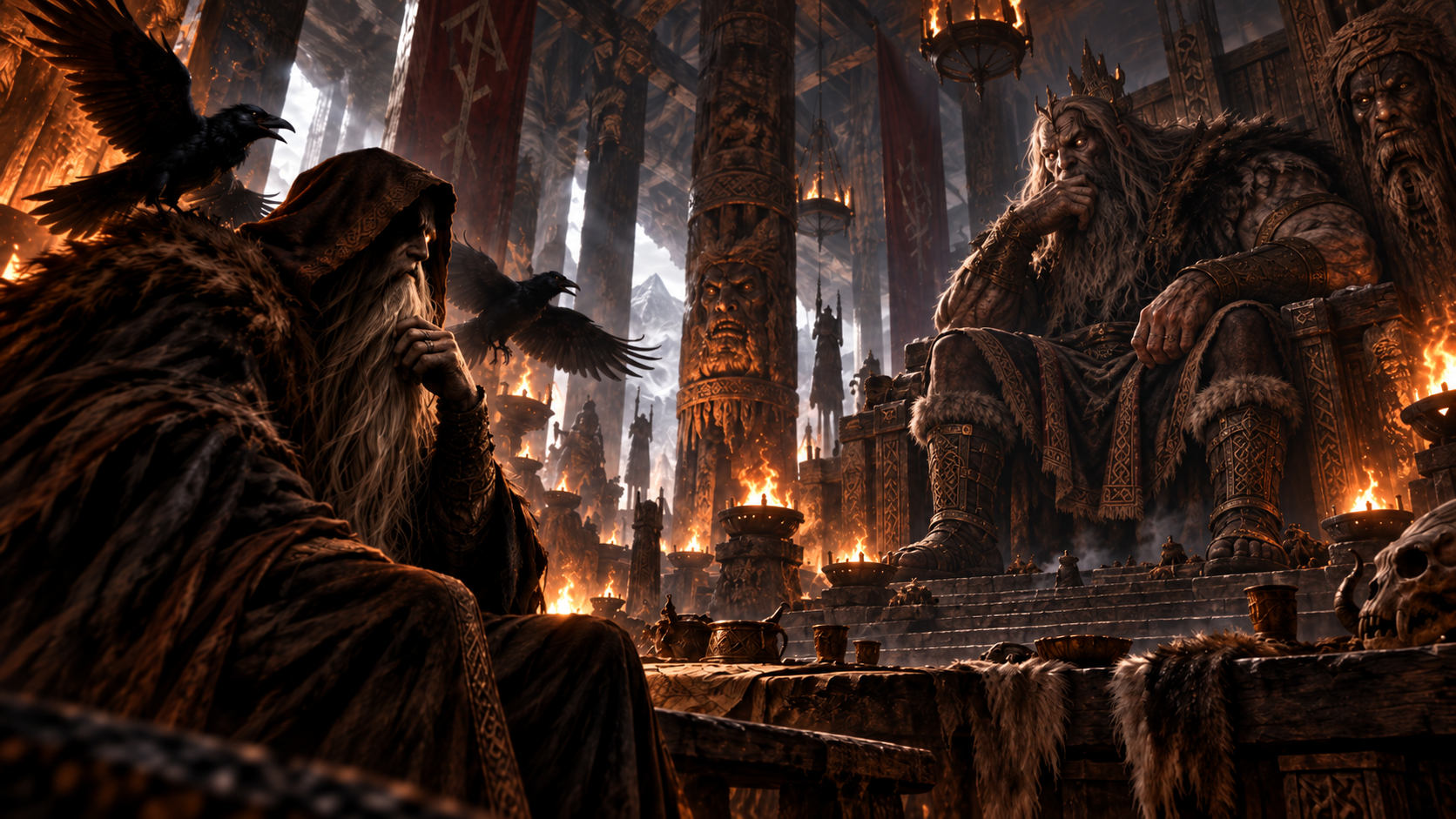 Odin und Vafthrudnir